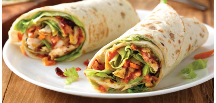 Turkey and Cheese Wrap